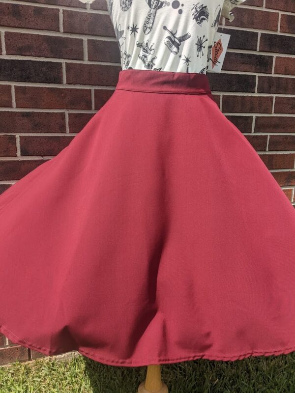 High Waist Trills Skirt with Pockets by Steady Clothing